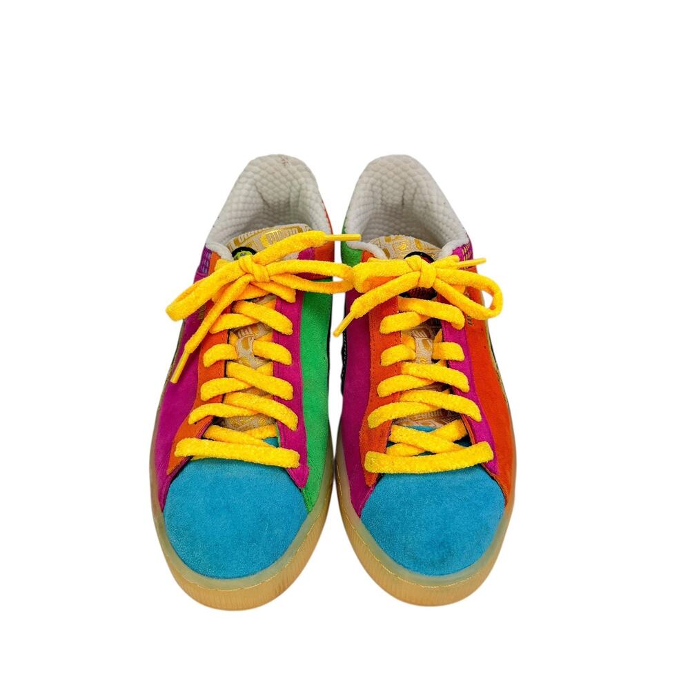 Puma Suede Classix Out of Season Multicolor Sneakers Men’s US 9 Fuzzy Laces
